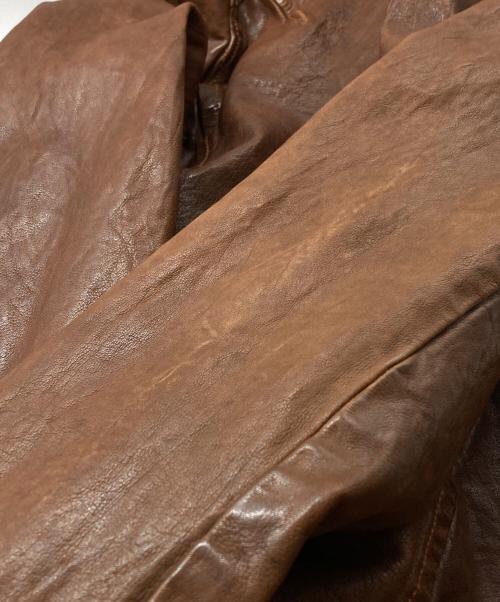 NEIL BARRETT（ニールバレット）NEIL BARRETT (ニールバレット) マルチポケットレザージャケット ブラウン サイズ:XSの古着・服飾アイテム