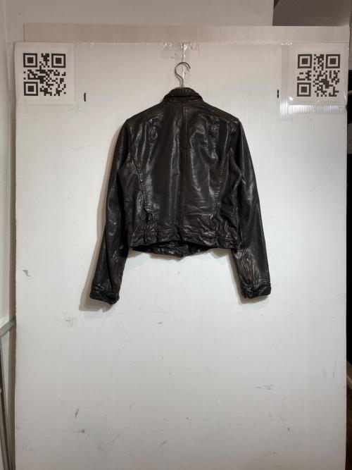 NEIL BARRETT（ニールバレット）NEIL BARRETT (ニールバレット) マルチポケットレザージャケット ブラウン サイズ:Sの古着・服飾アイテム