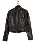 NEIL BARRETT (ニールバレット) マルチポケットレザージャケット ブラウン サイズ:S：24000円