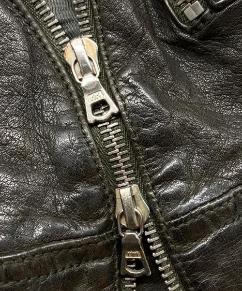 NEIL BARRETT（ニールバレット）NEIL BARRETT (ニールバレット) 襟ファーレザージャケット ブラック サイズ:XXSの古着・服飾アイテム