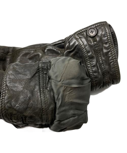 NEIL BARRETT（ニールバレット）NEIL BARRETT (ニールバレット) 襟ファーレザージャケット ブラック サイズ:XXSの古着・服飾アイテム