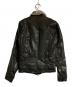 NEIL BARRETT (ニールバレット) 襟ファーレザージャケット ブラック サイズ:XXS：23000円