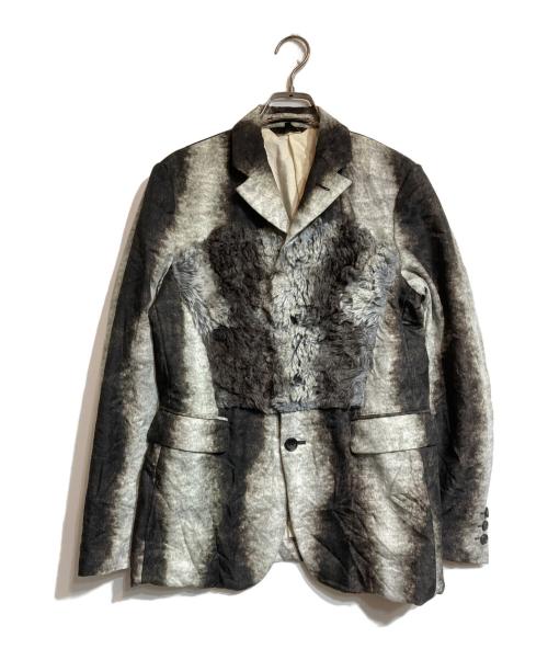 COMME des GARCONS（コムデギャルソン）COMME des GARCONS (コムデギャルソン) ファージャケット グレー サイズ:Sの古着・服飾アイテム