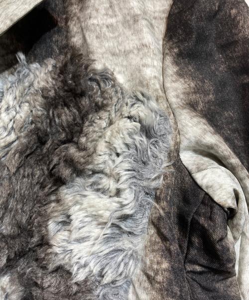 COMME des GARCONS（コムデギャルソン）COMME des GARCONS (コムデギャルソン) ファージャケット グレー サイズ:Sの古着・服飾アイテム