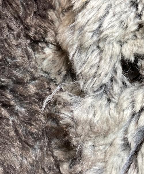 COMME des GARCONS（コムデギャルソン）COMME des GARCONS (コムデギャルソン) ファージャケット グレー サイズ:Sの古着・服飾アイテム