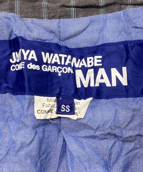 JUNYA WATANABE COMME des GARCONS（(ジュンヤワタナベ コムデギャルソン）JUNYA WATANABE COMME des GARCONS ((ジュンヤワタナベ コムデギャルソン) ストライプ縮絨ジャケット グレー サイズ:SSの古着・服飾アイテム