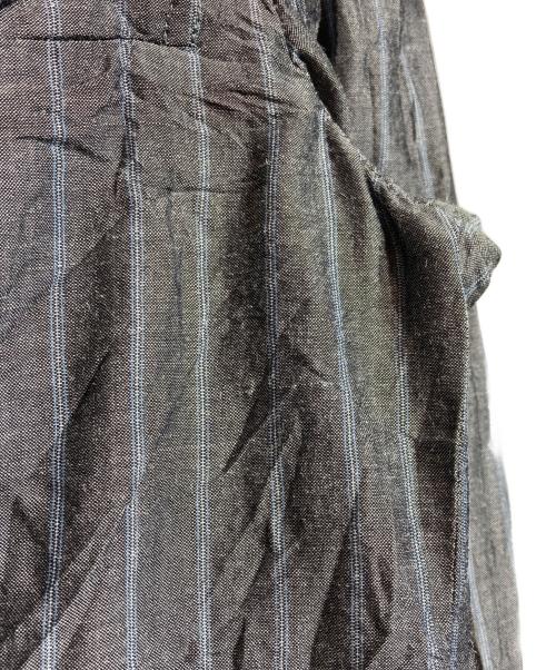 JUNYA WATANABE COMME des GARCONS（(ジュンヤワタナベ コムデギャルソン）JUNYA WATANABE COMME des GARCONS ((ジュンヤワタナベ コムデギャルソン) ストライプ縮絨ジャケット グレー サイズ:SSの古着・服飾アイテム