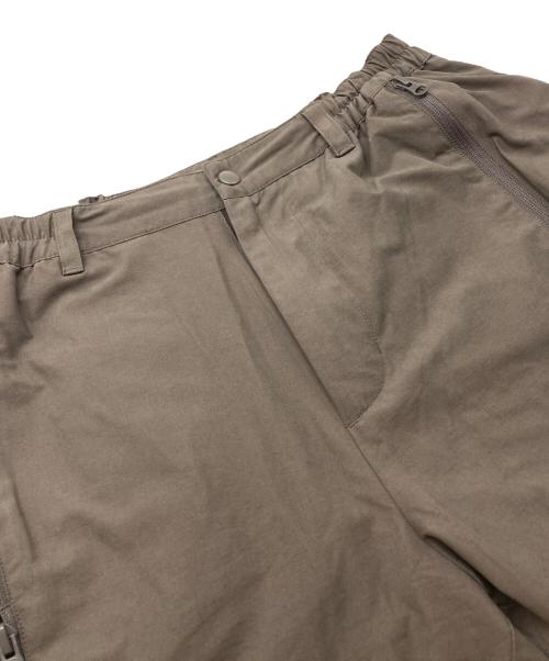 san san gear（サンサンギア）san san gear (サンサンギア) THIRD KITジップパンツ ブラウン サイズ:1の古着・服飾アイテム