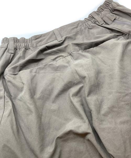 san san gear（サンサンギア）san san gear (サンサンギア) THIRD KITジップパンツ ブラウン サイズ:1の古着・服飾アイテム