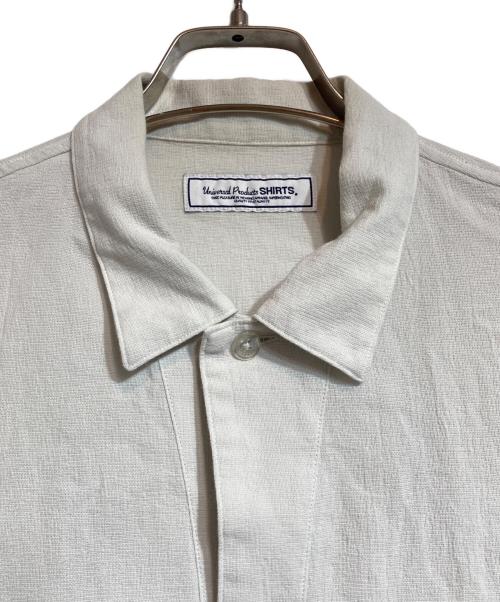 UNIVERSAL PRODUCTS.（ユニバーサルプロダクツ）UNIVERSAL PRODUCTS. (ユニバーサルプロダクツ) SHEER L/S SHIRTS グレー サイズ:2の古着・服飾アイテム