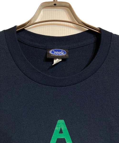 Creek（クリーク）creek (クリーク) プリントTシャツ ネイビー サイズ:XXLの古着・服飾アイテム