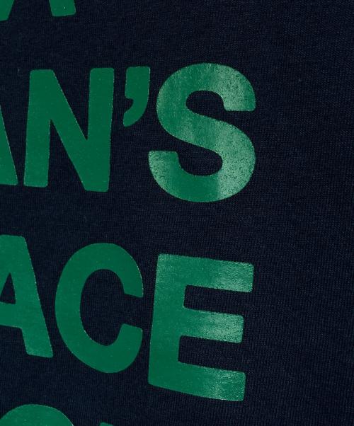 Creek（クリーク）creek (クリーク) プリントTシャツ ネイビー サイズ:XXLの古着・服飾アイテム