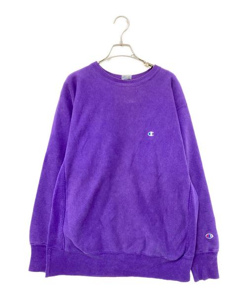Champion REVERSE WEAVE（チャンピオン リバース ウィーブ）Champion REVERSE WEAVE (チャンピオン リバース ウィーブ) ヴィンテージリバースウィーブスウェット パープル サイズ:XLの古着・服飾アイテム