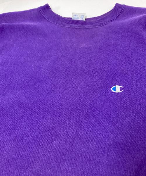 Champion REVERSE WEAVE（チャンピオン リバース ウィーブ）Champion REVERSE WEAVE (チャンピオン リバース ウィーブ) ヴィンテージリバースウィーブスウェット パープル サイズ:XLの古着・服飾アイテム
