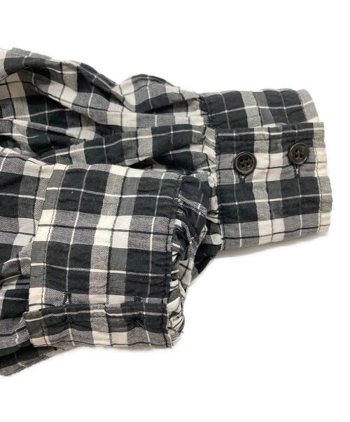 GANNI（ガニー）Ganni (ガニー) チェックワンピース ブラック×グレー サイズ:34の古着・服飾アイテム