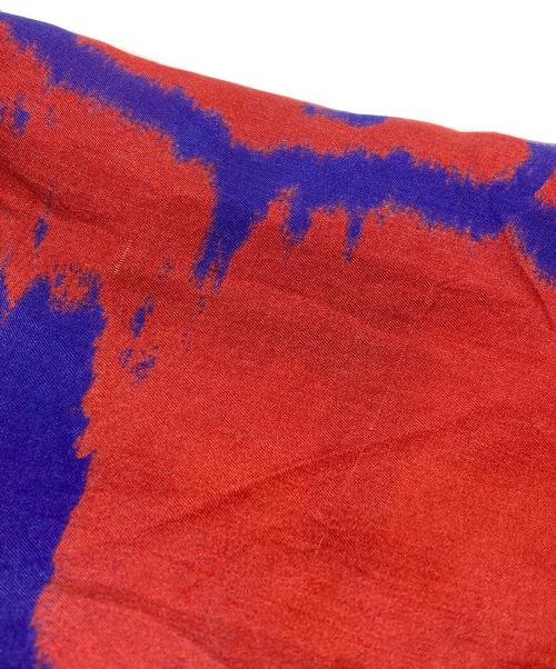 TOGA PULLA（トーガ プルラ）TOGA PULLA (トーガ プルラ) インナープリントドレス ブラウン×ネイビー サイズ:38の古着・服飾アイテム