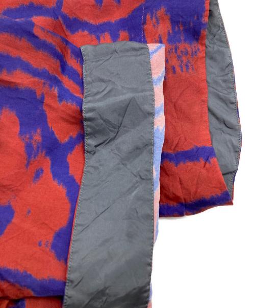 TOGA PULLA（トーガ プルラ）TOGA PULLA (トーガ プルラ) インナープリントドレス ブラウン×ネイビー サイズ:38の古着・服飾アイテム