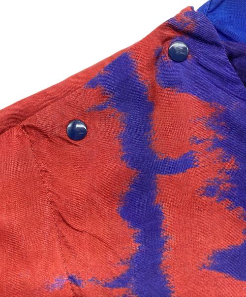 TOGA PULLA（トーガ プルラ）TOGA PULLA (トーガ プルラ) インナープリントドレス ブラウン×ネイビー サイズ:38の古着・服飾アイテム