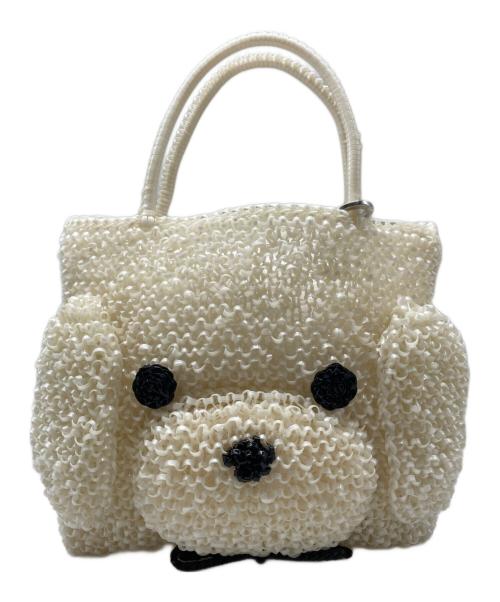 ANTEPRIMA（アンテプリマ）ANTEPRIMA (アンテプリマ) アニマーレハンドバッグ ホワイトの古着・服飾アイテム