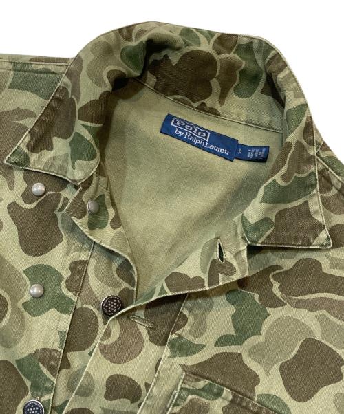 POLO RALPH LAUREN（ポロ・ラルフローレン）POLO RALPH LAUREN (ポロ・ラルフローレン) USMC P-44 HBT ミリタリージャケット グリーン サイズ:Sの古着・服飾アイテム