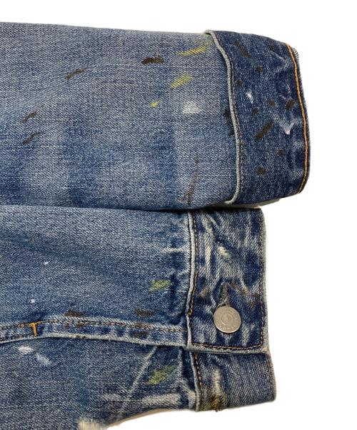 Denim & Supply Ralph Lauren（デニム＆サプライ ラルフローレン）Denim & Supply Ralph Lauren (デニム＆サプライ ラルフローレン) ペイントデニムジャケット ネイビー サイズ:Mの古着・服飾アイテム