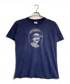 GILDANギルダン）の古着「プリントTシャツ」｜ネイビー