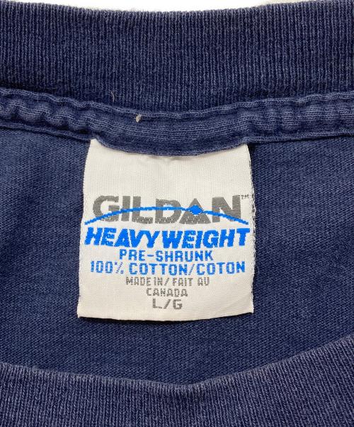 GILDAN（ギルダン）GILDAN (ギルダン) プリントTシャツ ネイビー サイズ:Lの古着・服飾アイテム