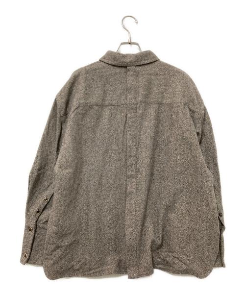 Snidel（スナイデル）Snidel (スナイデル) メタルフレームボタンシャツ グレー サイズ:Fの古着・服飾アイテム