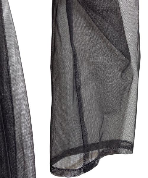 Snidel（スナイデル）Snidel (スナイデル) Vネックティアードチュールドレス グレー サイズ:1の古着・服飾アイテム