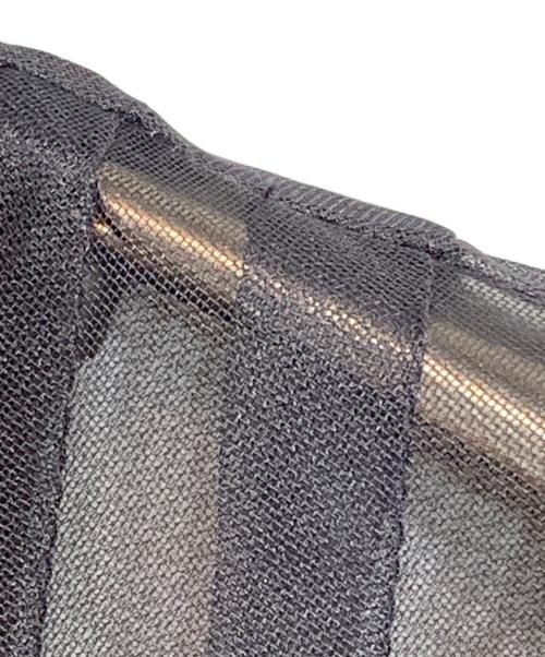 Snidel（スナイデル）Snidel (スナイデル) Vネックティアードチュールドレス グレー サイズ:1の古着・服飾アイテム