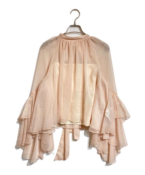 Snidel（スナイデル）Snidel (スナイデル) ラッフルミニセットアップ ピンクの古着・服飾アイテム