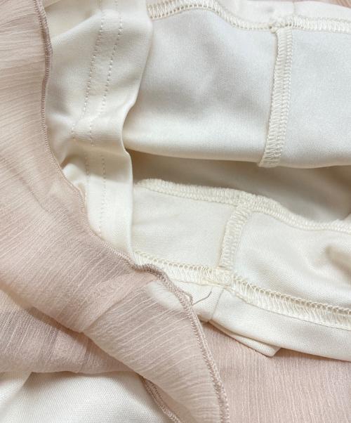 Snidel（スナイデル）Snidel (スナイデル) ラッフルミニセットアップ ピンクの古着・服飾アイテム