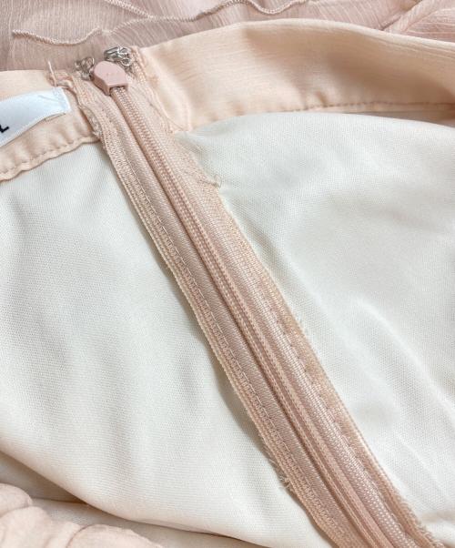 Snidel（スナイデル）Snidel (スナイデル) ラッフルミニセットアップ ピンクの古着・服飾アイテム