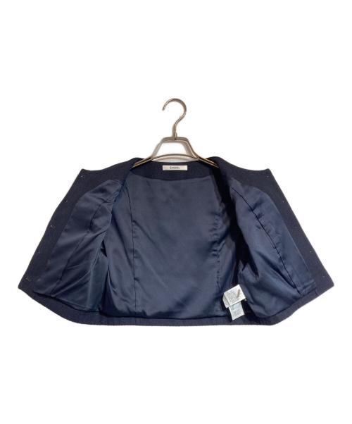 Snidel（スナイデル）Snidel (スナイデル) サマーツイードジャケット ネイビー サイズ:1の古着・服飾アイテム