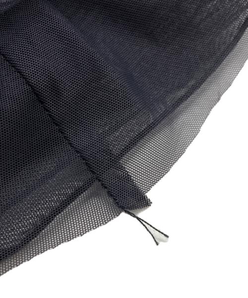 Snidel（スナイデル）Snidel (スナイデル) Chacott (チャコット) ニット×チュールコンビワンピース グレーの古着・服飾アイテム