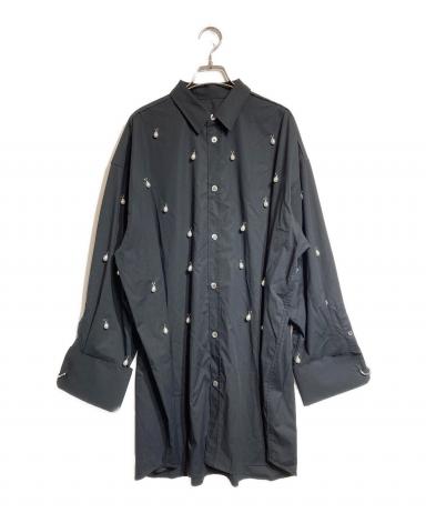 中古・古着通販】JOSE MOON (ジョゼムーン) SHIRT with PEARL ブラック