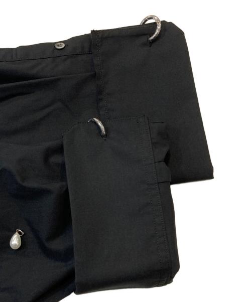 JOSE MOON（ジョゼムーン）JOSE MOON (ジョゼムーン) SHIRT with PEARL ブラック サイズ:FREEの古着・服飾アイテム