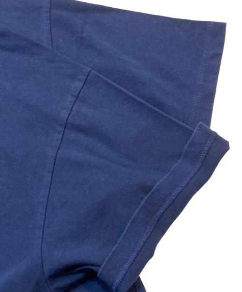 GUCCI（グッチ）GUCCI (グッチ) カレッジロゴプリントTシャツ ネイビー サイズ:XSの古着・服飾アイテム