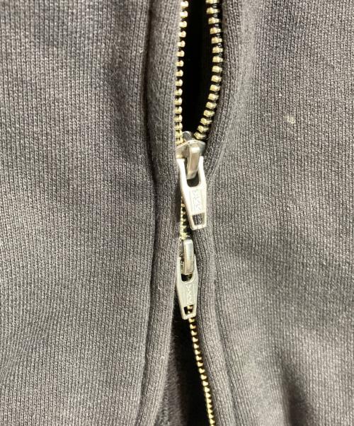 AVALONE（アヴァロン）AVALONE (アヴァロン) BOOT COMPANIES VINTAGE MATERIAL W ZIP HOODIE ブラック サイズ:3の古着・服飾アイテム