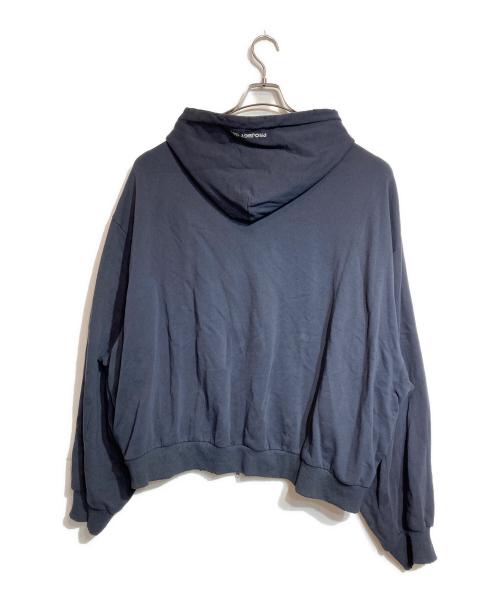 PROJECT G/R（プロジェクト ジーアール）PROJECT G/R (プロジェクト ジーアール) Happiness Zip Hoodie ブラック サイズ:2の古着・服飾アイテム