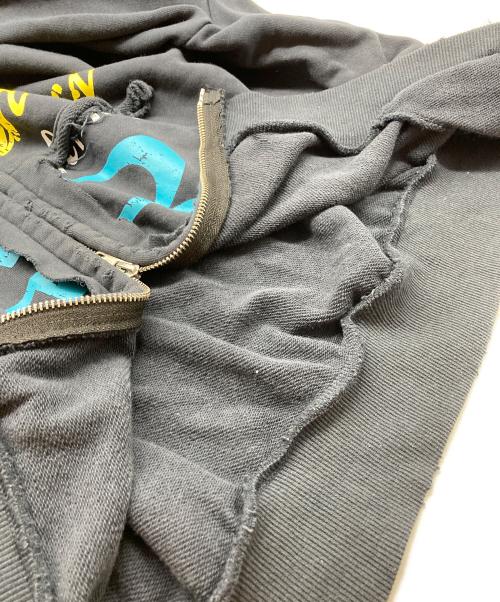 PROJECT G/R（プロジェクト ジーアール）PROJECT G/R (プロジェクト ジーアール) Happiness Zip Hoodie ブラック サイズ:2の古着・服飾アイテム