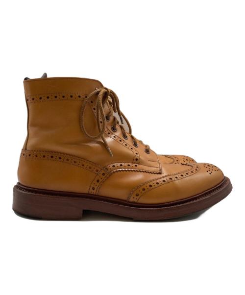 Tricker's（トリッカーズ）Tricker's (トリッカーズ) ウィングチップカントリーブーツ ブラウン サイズ:10の古着・服飾アイテム