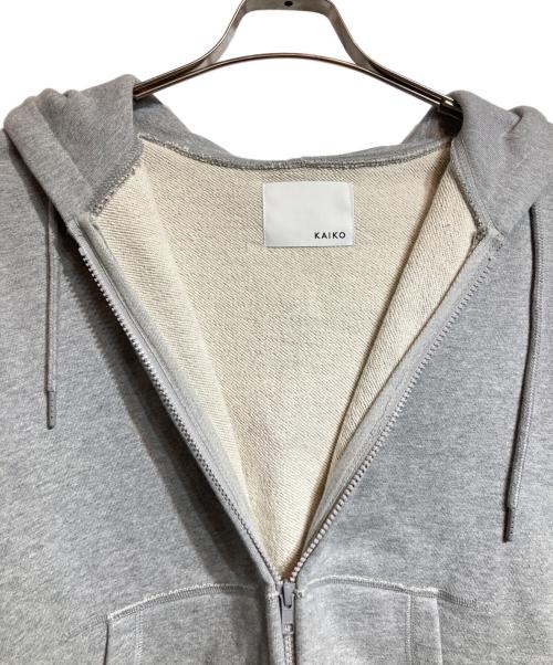 kaiko（カイコー）KAIKO (カイコー) DOUBLE ZIP UP PARKA グレー サイズ:3の古着・服飾アイテム
