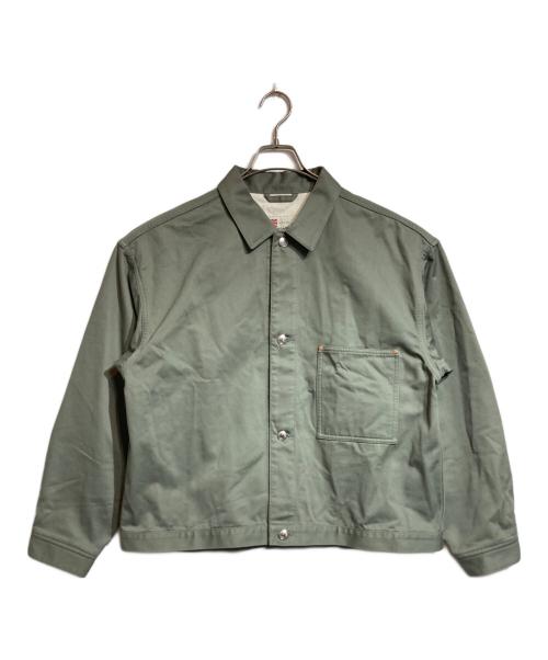 Traditional Weatherwear（トラディショナルウェザーウェア）Traditional Weatherwear (トラディショナルウェザーウェア) WORK JACKET 001 グリーン サイズ:38の古着・服飾アイテム