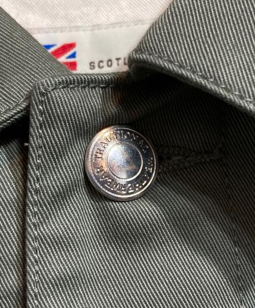 Traditional Weatherwear（トラディショナルウェザーウェア）Traditional Weatherwear (トラディショナルウェザーウェア) WORK JACKET 001 グリーン サイズ:38の古着・服飾アイテム