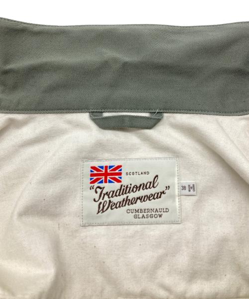Traditional Weatherwear（トラディショナルウェザーウェア）Traditional Weatherwear (トラディショナルウェザーウェア) WORK JACKET 001 グリーン サイズ:38の古着・服飾アイテム