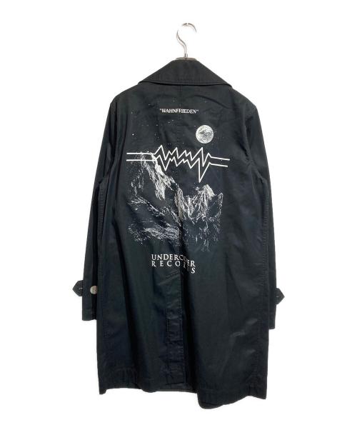 UNDERCOVER（アンダーカバー）UNDERCOVER (アンダーカバー) バックプリントステンカラーコート ブラック サイズ:2の古着・服飾アイテム