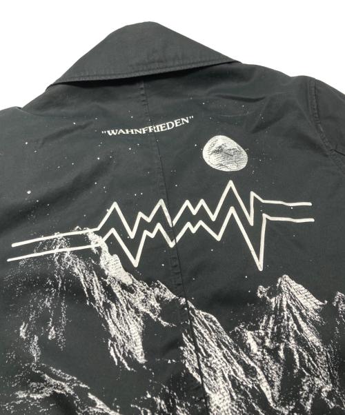 UNDERCOVER（アンダーカバー）UNDERCOVER (アンダーカバー) バックプリントステンカラーコート ブラック サイズ:2の古着・服飾アイテム