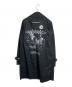 UNDERCOVER (アンダーカバー) バックプリントステンカラーコート ブラック サイズ:2：14000円