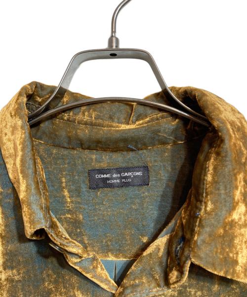 COMME des GARCONS HOMME PLUS（コムデギャルソンオムプリュス）COMME des GARCONS HOMME PLUS (コムデギャルソンオムプリュス) ベロアシャツ ベージュ サイズ:なしの古着・服飾アイテム
